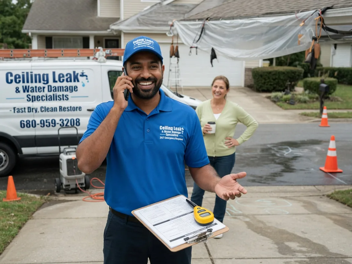 Ceiling Leak Cleanup Joice, IA FAQs